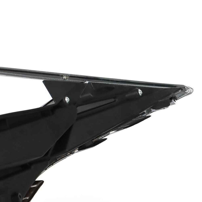 DURAFORCE For Hyundai Elantra 2021-2022 Front Upper Bumper Grille Black Chrome Grill Cover