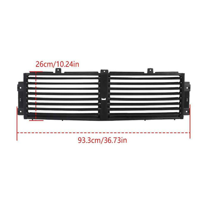DURAFORCE Front Upper Active Grille Shutter W/O Motor For Chevy Traverse 2018 19 20 21