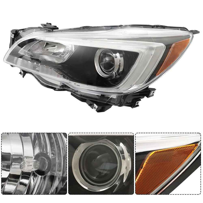 DURAFORCE Halogen Headlight For 2015 2016 2017 Subaru Legacy Outback Driver Side Headlamp