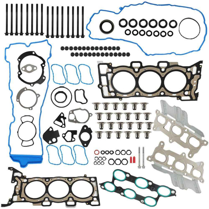 DURAFORCE Head Gasket Set Bolts For Chevrolet Tranverse Buick Enclave 3.6L 2009-2015 2016