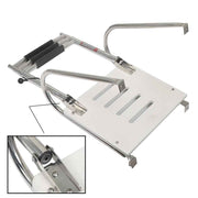 DURAFORCE 3-Step Stainless Steel Ship Ladder With Platform Marine With Telescoping New