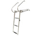 DURAFORCE 3-Step Stainless Steel Ship Ladder With Platform Marine With Telescoping New
