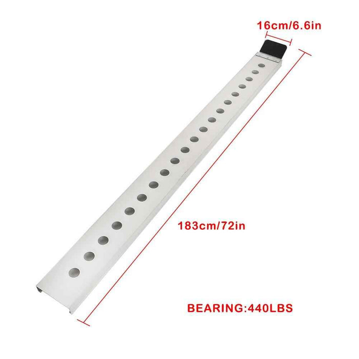 DURAFORCE For Dirt Bike Motocross 440lbs 72x6.6in 6FT Aluminum Loading Ramp Motorcycle