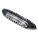 DURAFORCE Black W/Chrome Trim Grill For Ford Fusion 2017 2018 Front Bumper Upper Grille