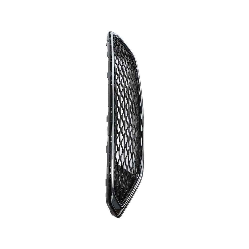 DURAFORCE Black W/Chrome Trim Grill For Ford Fusion 2017 2018 Front Bumper Upper Grille