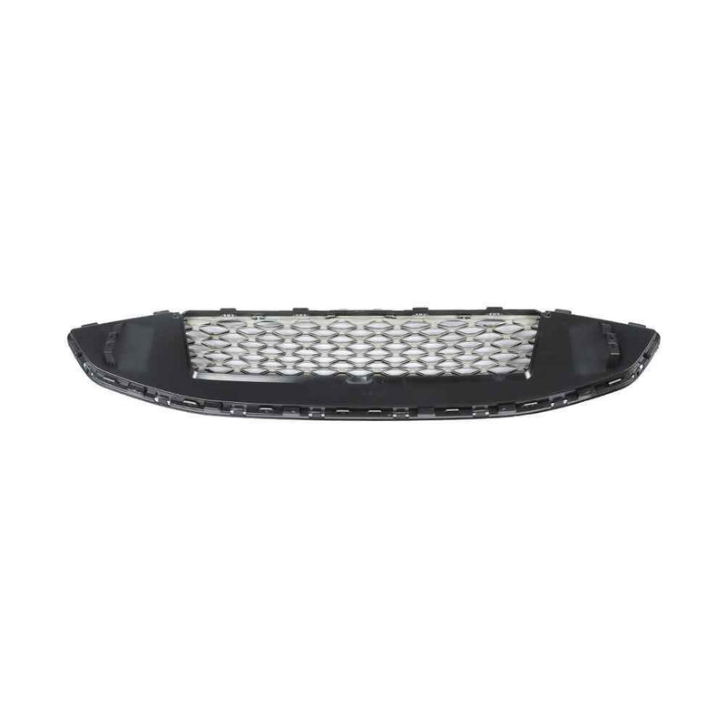 DURAFORCE Black W/Chrome Trim Grill For Ford Fusion 2017 2018 Front Bumper Upper Grille