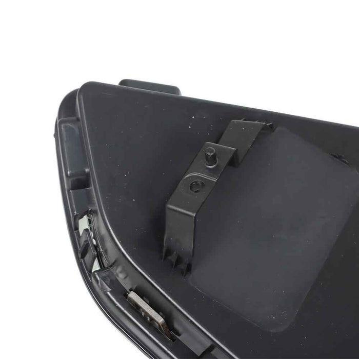 DURAFORCE Black W/Chrome Trim Grill For Ford Fusion 2017 2018 Front Bumper Upper Grille