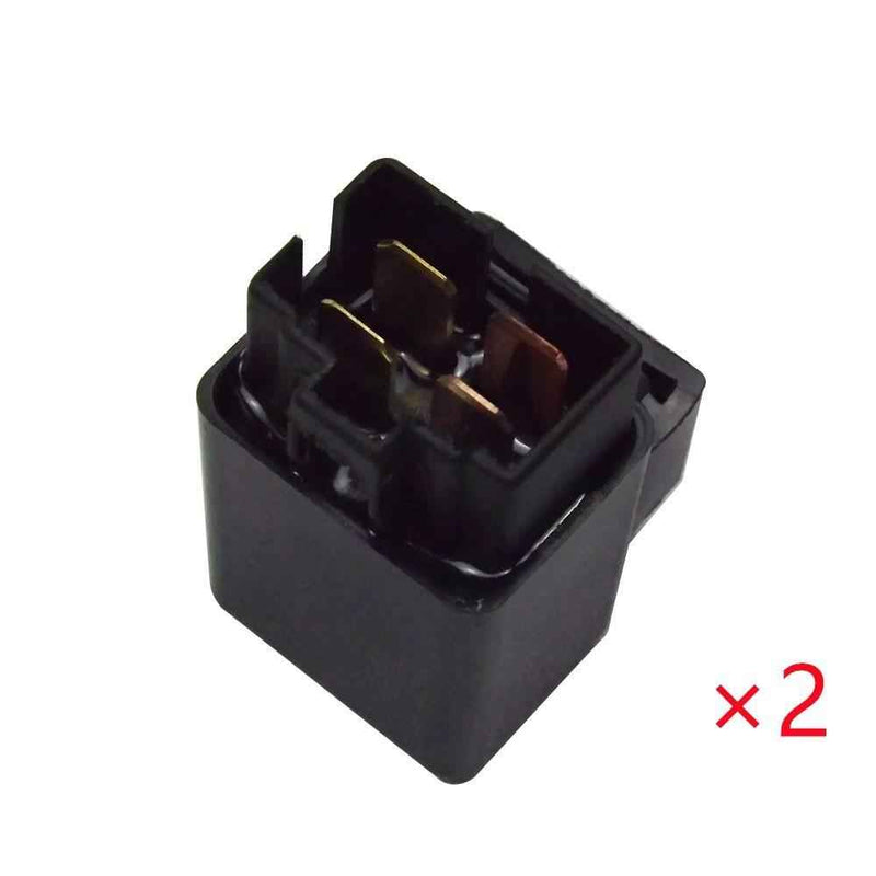 DURAFORCE 2×Relay Solenoid Starter 27010-S016 2 Stroke Scooter For Kawasaki KFX80 KSF80