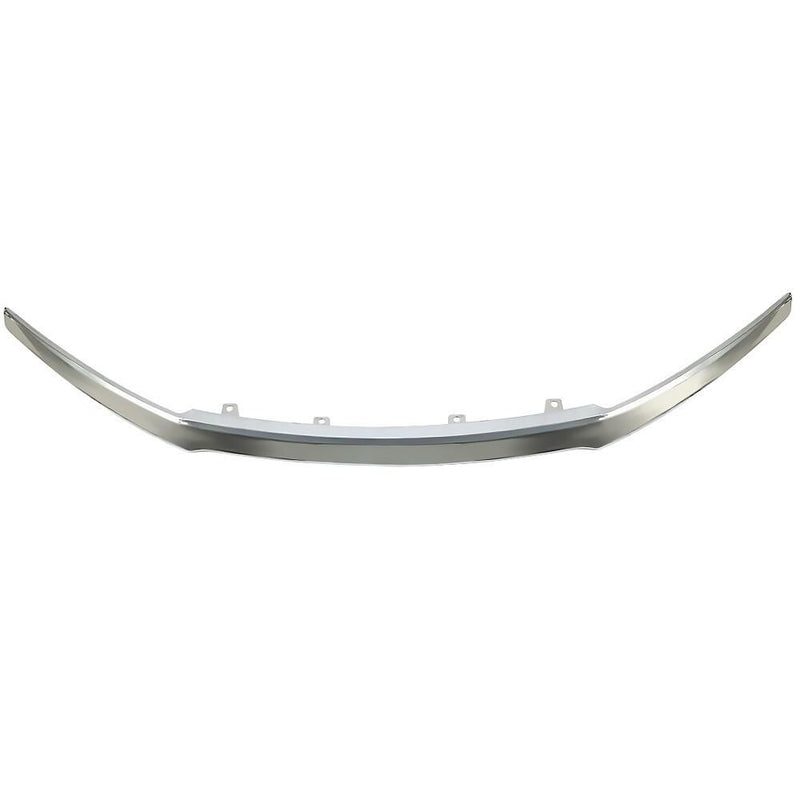 DURAFORCE For Honda Pilot 2016 2017 Front Bumper Upper Grille Trim HO1217108 Chrome Silver