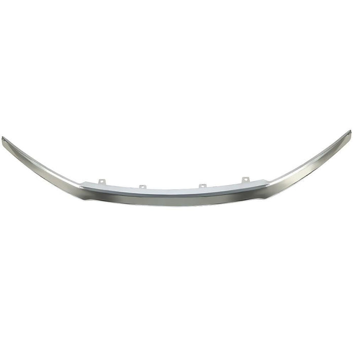 DURAFORCE For Honda Pilot 2016 2017 Front Bumper Upper Grille Trim HO1217108 Chrome Silver