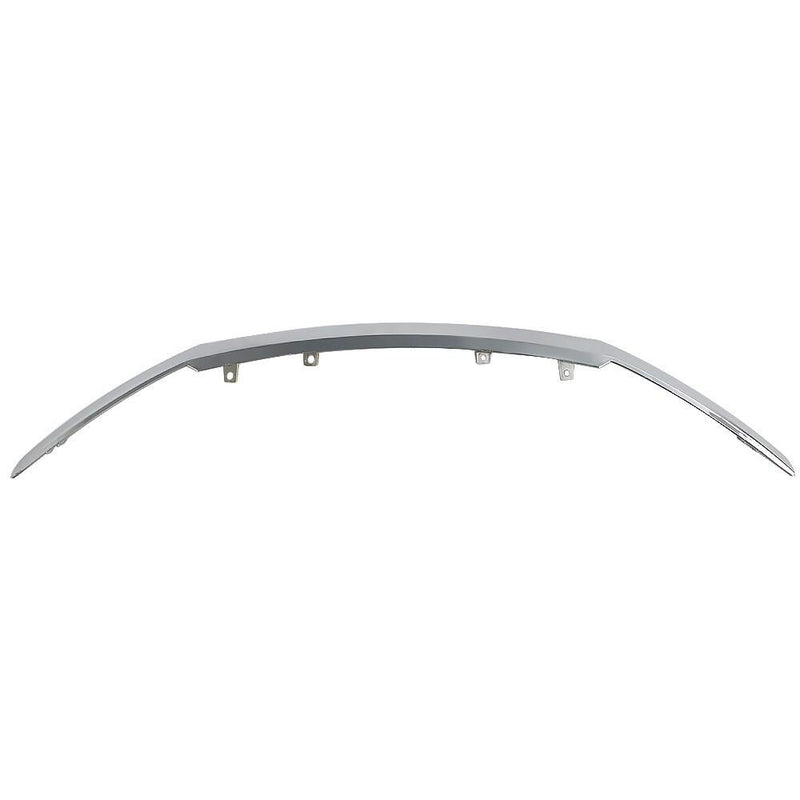 DURAFORCE For Honda Pilot 2016 2017 Front Bumper Upper Grille Trim HO1217108 Chrome Silver