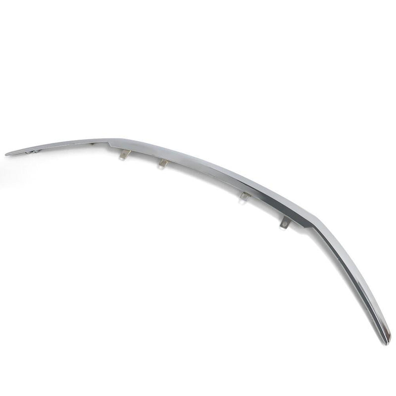 DURAFORCE For Honda Pilot 2016 2017 Front Bumper Upper Grille Trim HO1217108 Chrome Silver