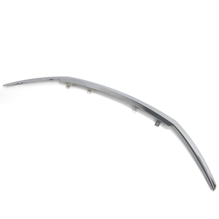 DURAFORCE For Honda Pilot 2016 2017 Front Bumper Upper Grille Trim HO1217108 Chrome Silver