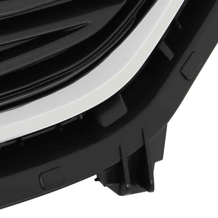 DURAFORCE Fit For Chevy Sonic 17-20 Matte Black+Chrome GM1200736 Front Upper Grille Grill