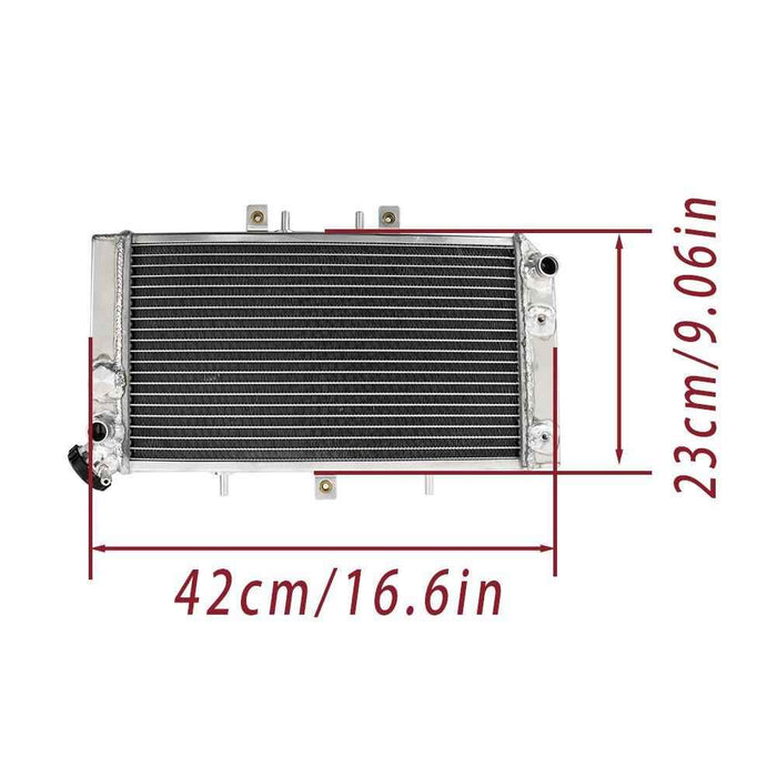 DURAFORCE ATV Radiator For Polaris Outlaw 450 MXR Outlaw 525 IRS S 2×4 Predator 500