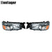 DURAFORCE Pair Halogen Headlamps For 2003 2004 Subaru Forester Black Headlights Assembly