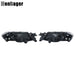 DURAFORCE Pair Halogen Headlamps For 2003 2004 Subaru Forester Black Headlights Assembly