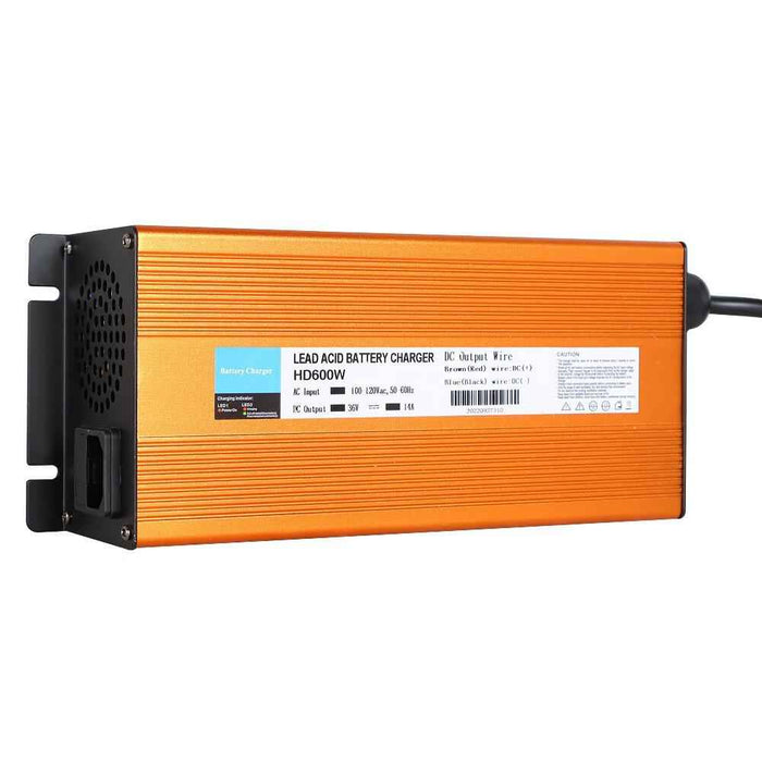 DURAFORCE Golf Cart 36 Volt 14 Amp Crowfoot Plug Battery Charger For EZGO Yamaha Club Car