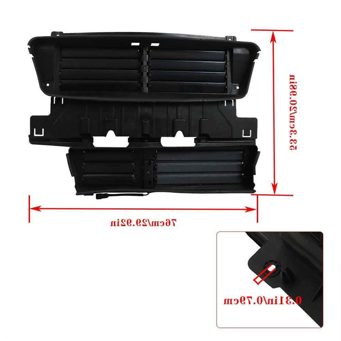 DURAFORCE For 2017-20 Ford Fusion 1.5 2.0 2.5 2.7L Active Grille Shutter W/Motor HS7Z8475A