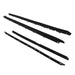 DURAFORCE For Chevy Corvette 1990-1996 4Pcs Black Window Sweep Weatherstrip Felt Seal Kit
