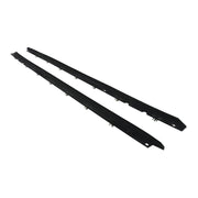DURAFORCE For Chevy Corvette 1990-1996 4Pcs Black Window Sweep Weatherstrip Felt Seal Kit