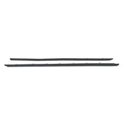 DURAFORCE For Chevy Corvette 1990-1996 4Pcs Black Window Sweep Weatherstrip Felt Seal Kit