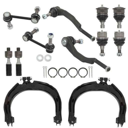 DURAFORCE Front Control Arm Tie Rod Ball Joint 12PC For Chevrolet Trailblazer 2004-07 L6