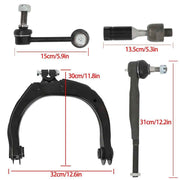 DURAFORCE Front Control Arm Tie Rod Ball Joint 12PC For Chevrolet Trailblazer 2004-07 L6