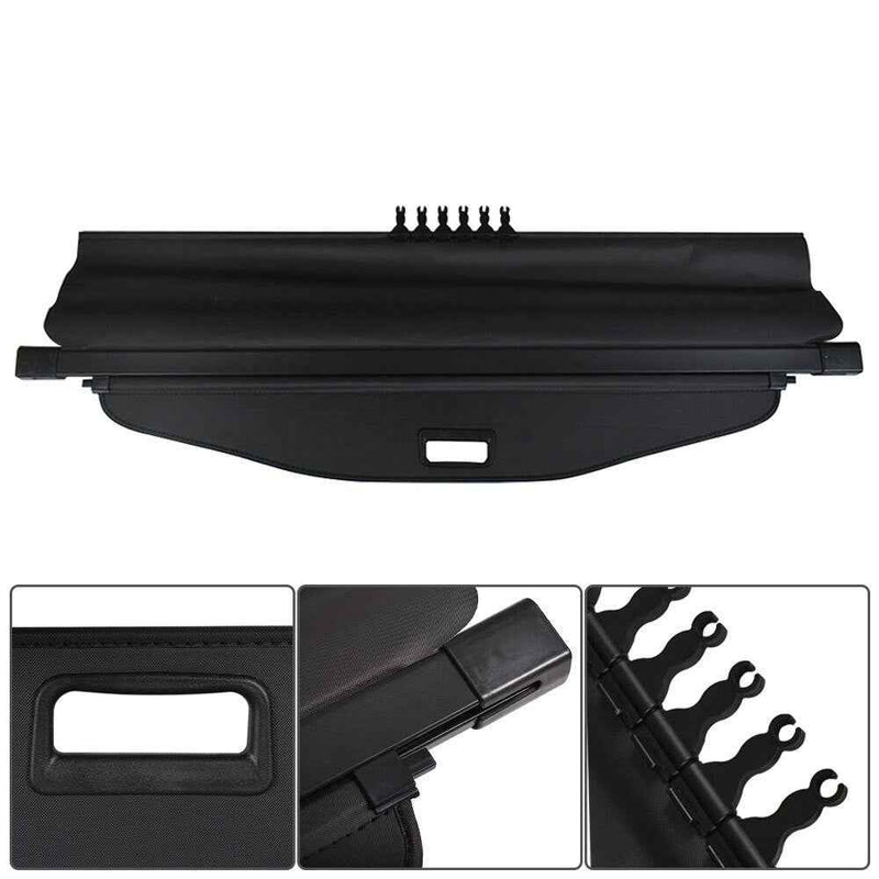 DURAFORCE Rear Cargo Cover For Chevrolet Equinox Security 2010-2017 Trunk Shielding Black
