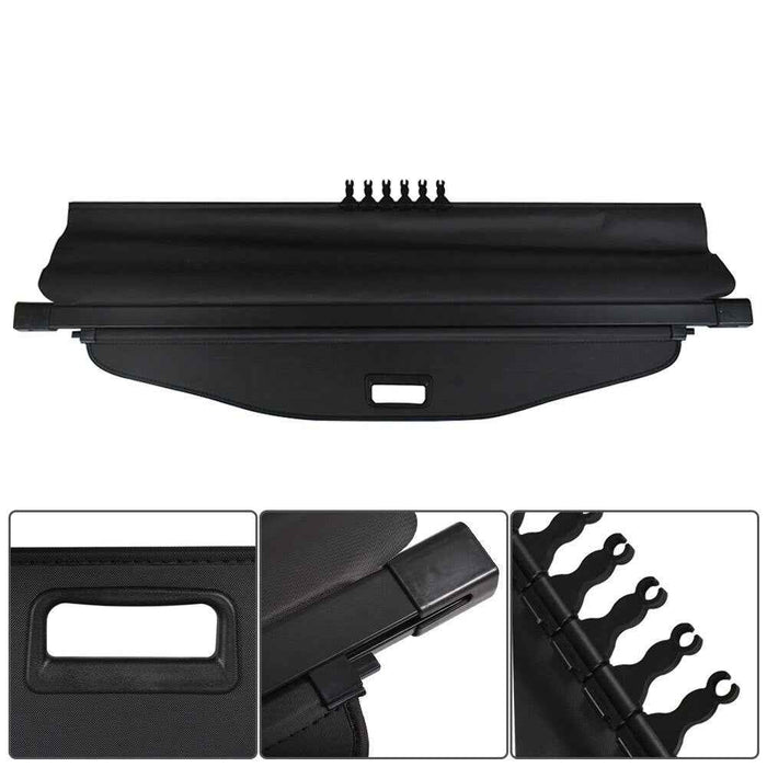 DURAFORCE Rear Cargo Cover For Chevrolet Equinox Security 2010-2017 Trunk Shielding Black