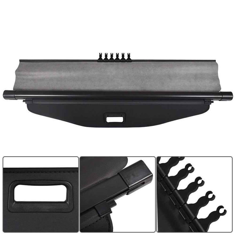 DURAFORCE Rear Cargo Cover For Chevrolet Equinox Security 2010-2017 Trunk Shielding Black