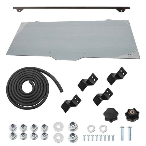 DURAFORCE Rear Window Windshield for Polaris Ranger XP 1000 /Crew 2017 2018 2019 2020-2023