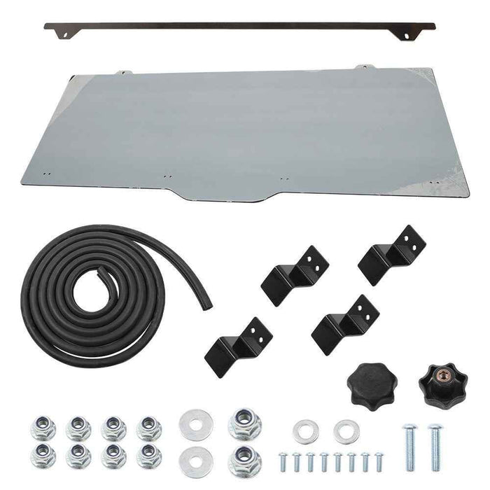 DURAFORCE Rear Window Windshield for Polaris Ranger XP 1000 /Crew 2017 2018 2019 2020-2023