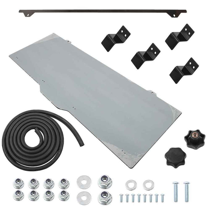 DURAFORCE Rear Window Windshield for Polaris Ranger XP 1000 /Crew 2017 2018 2019 2020-2023