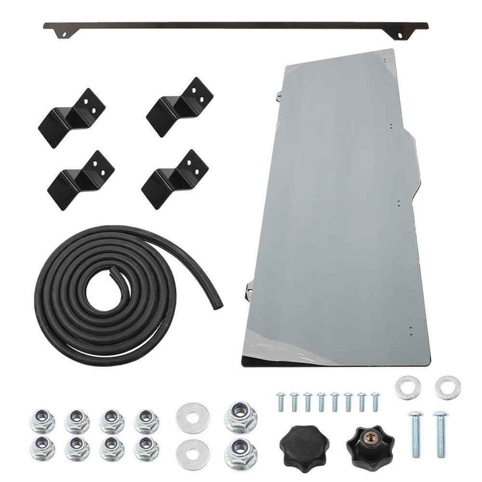 DURAFORCE Rear Window Windshield for Polaris Ranger XP 1000 /Crew 2017 2018 2019 2020-2023