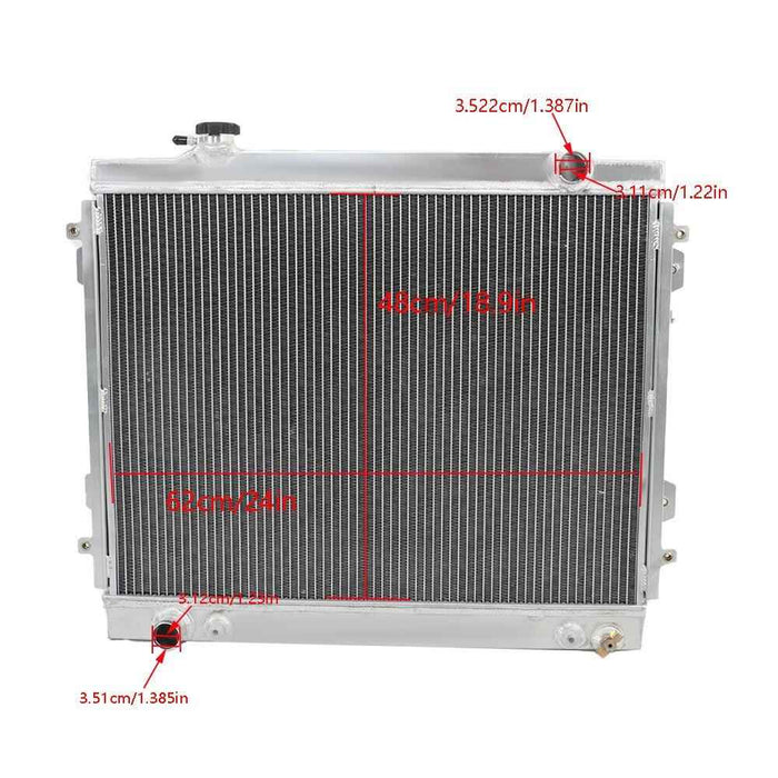 DURAFORCE For 1995-2004 Toyota Tacoma Pickup 2 Row Full Aluminum Cooling Radiator