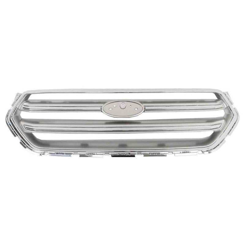 DURAFORCE Fit For Ford Escape 2017-2019 Front Hood Upper Horizontal Grille ABS Plastic