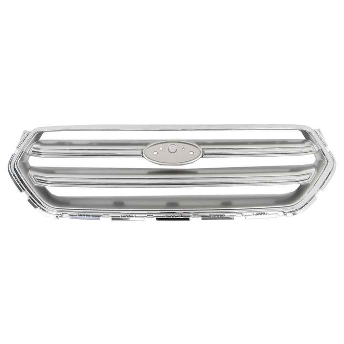 DURAFORCE Fit For Ford Escape 2017-2019 Front Hood Upper Horizontal Grille ABS Plastic