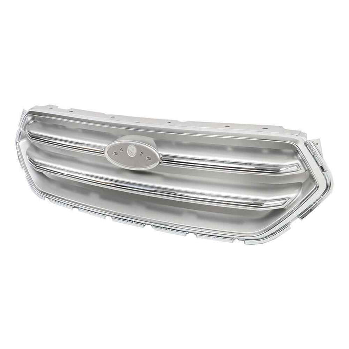 DURAFORCE Fit For Ford Escape 2017-2019 Front Hood Upper Horizontal Grille ABS Plastic