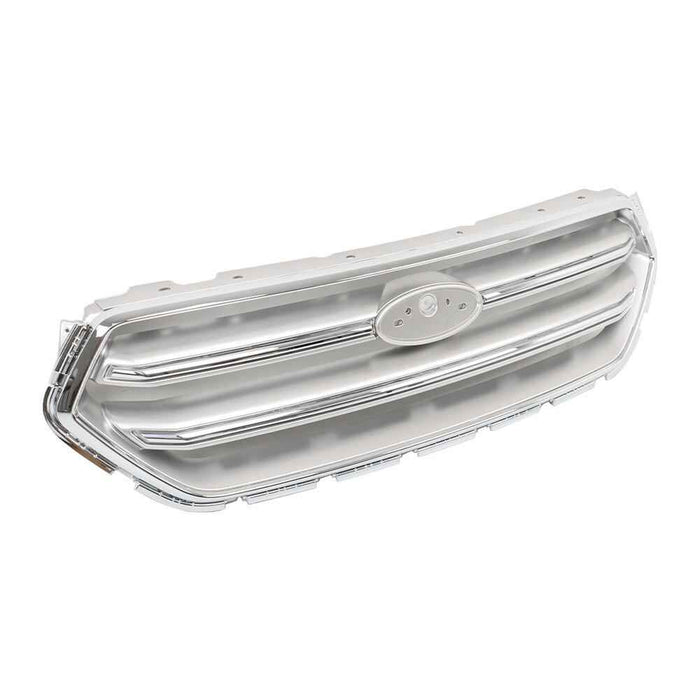 DURAFORCE Fit For Ford Escape 2017-2019 Front Hood Upper Horizontal Grille ABS Plastic
