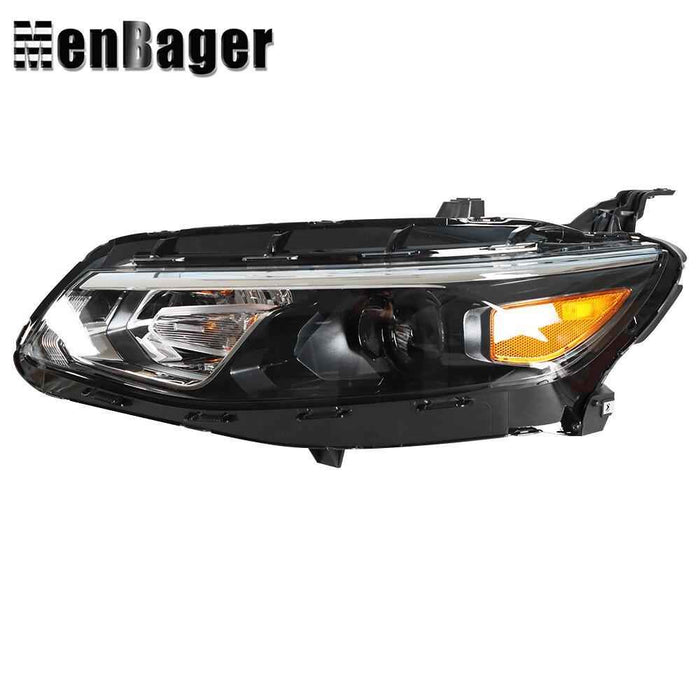 DURAFORCE For Chevy Malibu 2016 2017 2018 Driver Side Black Clear Headlight Halogen