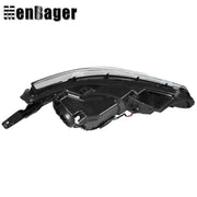 DURAFORCE For Chevy Malibu 2016 2017 2018 Driver Side Black Clear Headlight Halogen