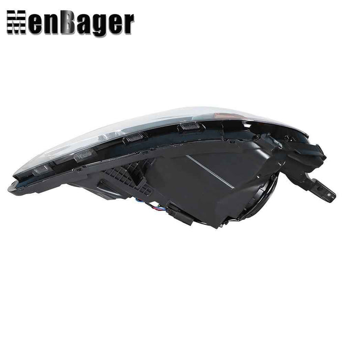 DURAFORCE For Chevy Malibu 2016 2017 2018 Driver Side Black Clear Headlight Halogen