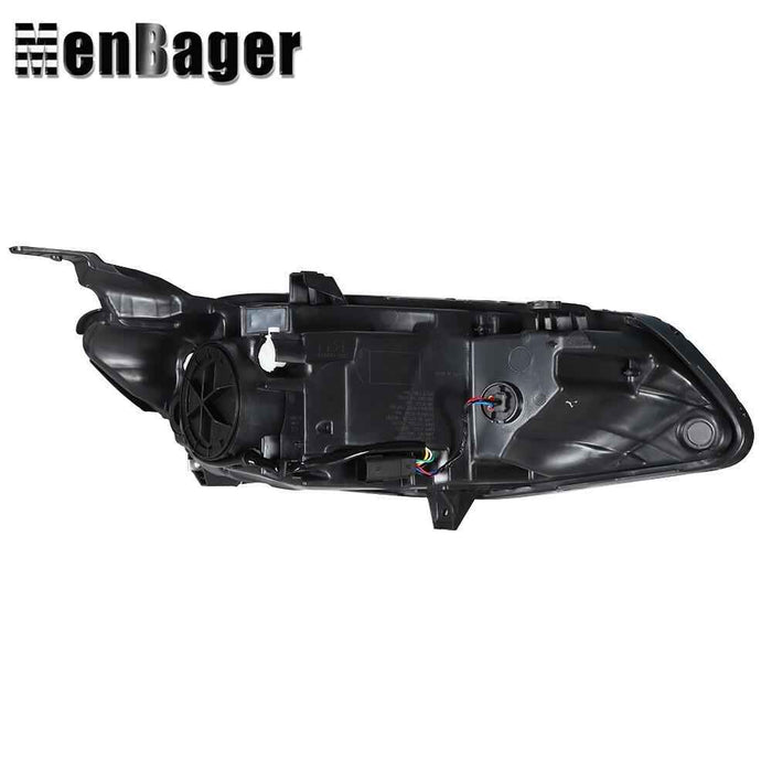 DURAFORCE For Chevy Malibu 2016 2017 2018 Driver Side Black Clear Headlight Halogen