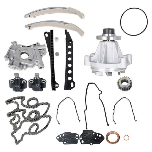 DURAFORCE Timing Chain Kit Oil+Water Pump Cover Gasket For 2004 2005-06 Ford F150 Lincoln
