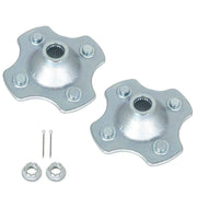 DURAFORCE New For Honda FourTrax 300 TRX300 2x4 2pcs Rear Axle Wheel Hub W/Nut 1988-1992