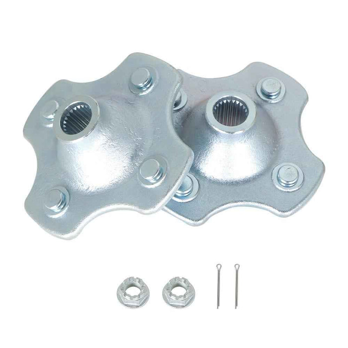 DURAFORCE New For Honda FourTrax 300 TRX300 2x4 2pcs Rear Axle Wheel Hub W/Nut 1988-1992