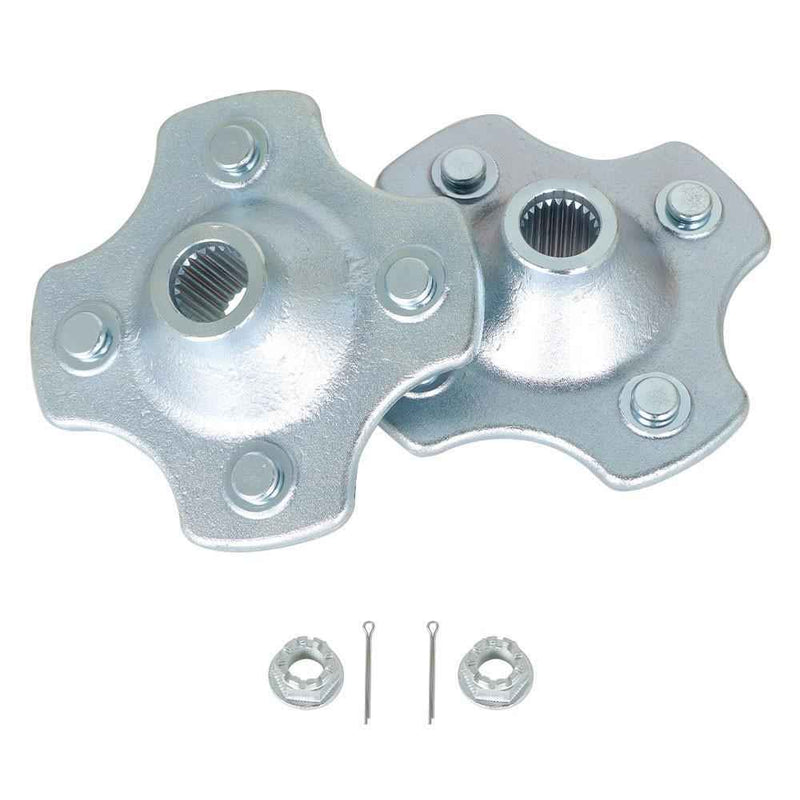DURAFORCE New For Honda FourTrax 300 TRX300 2x4 2pcs Rear Axle Wheel Hub W/Nut 1988-1992