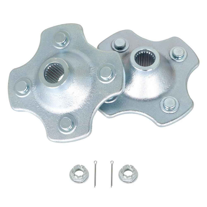 DURAFORCE New For Honda FourTrax 300 TRX300 2x4 2pcs Rear Axle Wheel Hub W/Nut 1988-1992