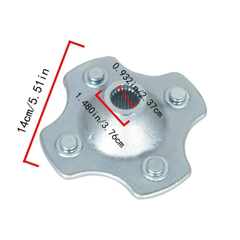 DURAFORCE New For Honda FourTrax 300 TRX300 2x4 2pcs Rear Axle Wheel Hub W/Nut 1988-1992